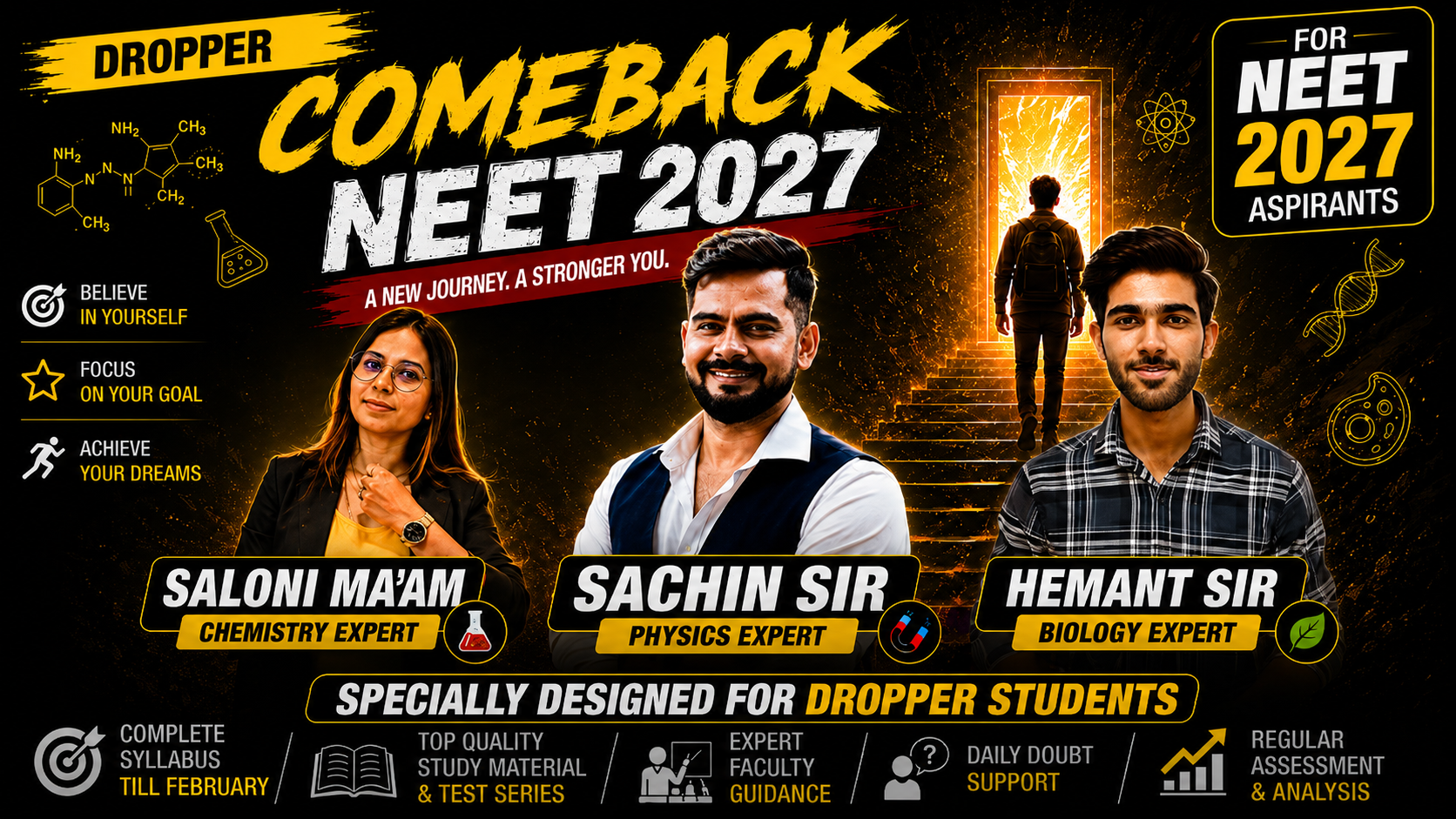 NEET 2027 COMEBACK BATCH ( Specially Designed for NEET Droppers)