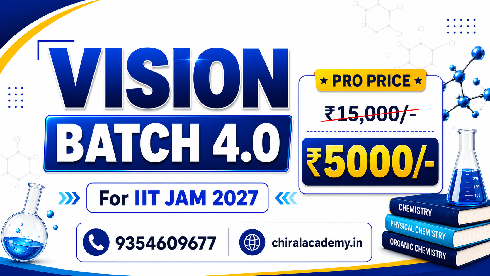 🎯 VISION BATCH 4.0 PRO For IIT JAM 2027