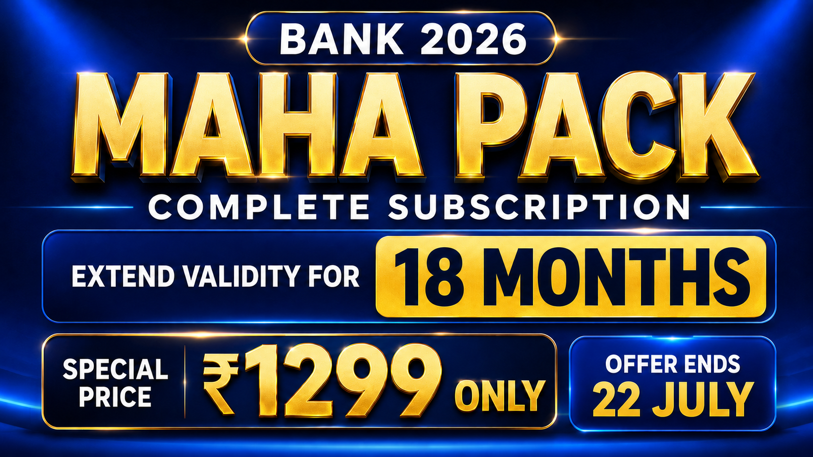 Extend Your Maha Pack Validity For 18 Months