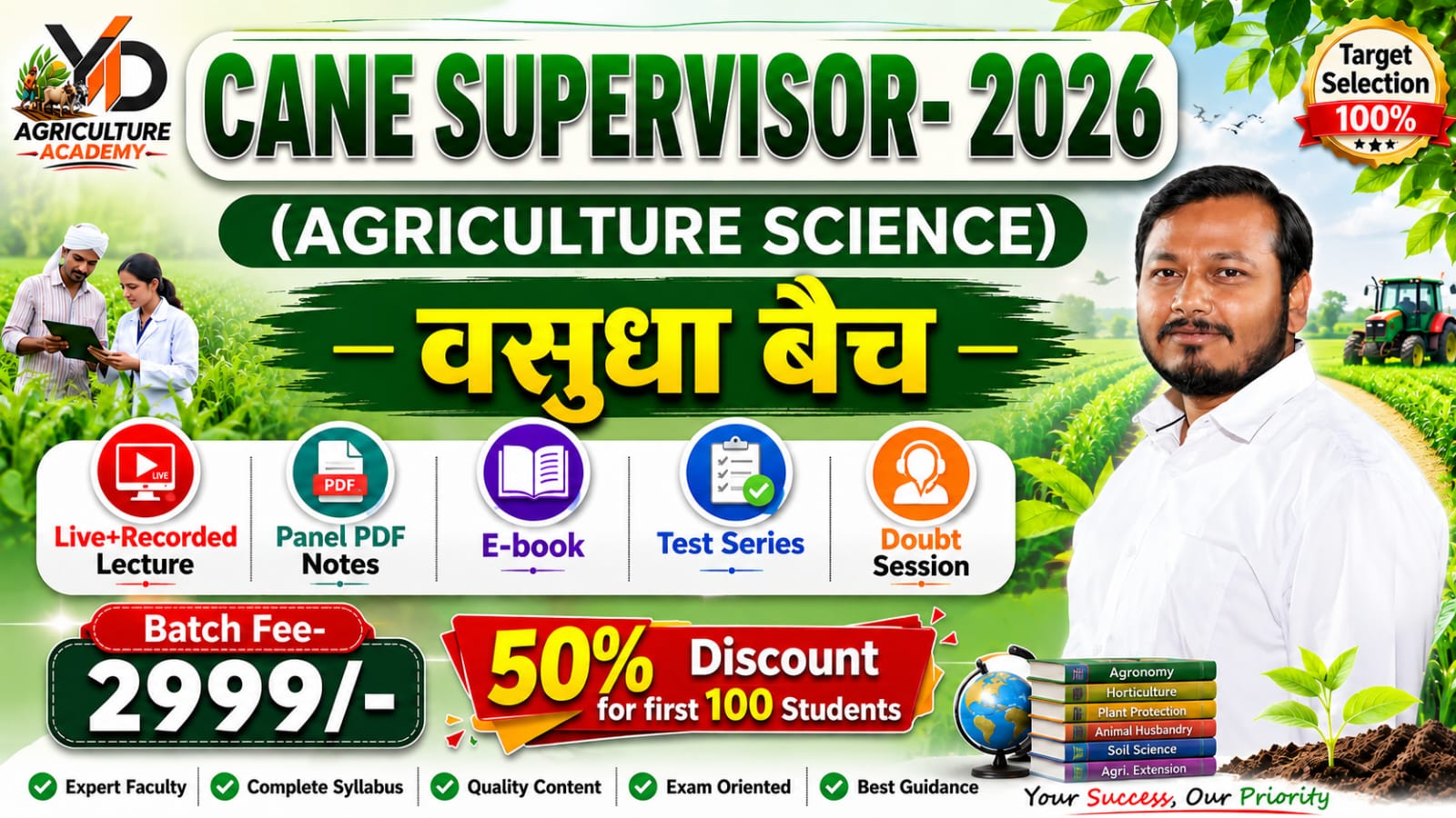 वसुधा बैच ( CANE SUPERVISOR & AG.TA)