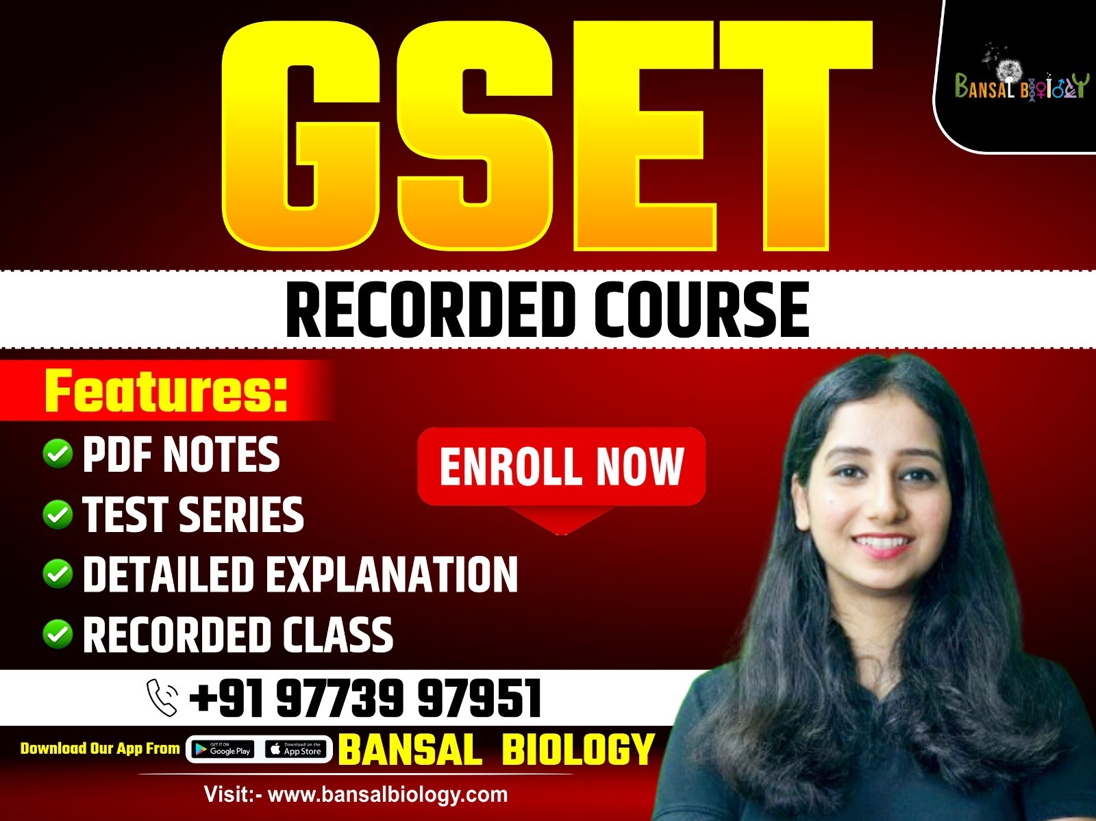 Complete Recorded Course for GSET