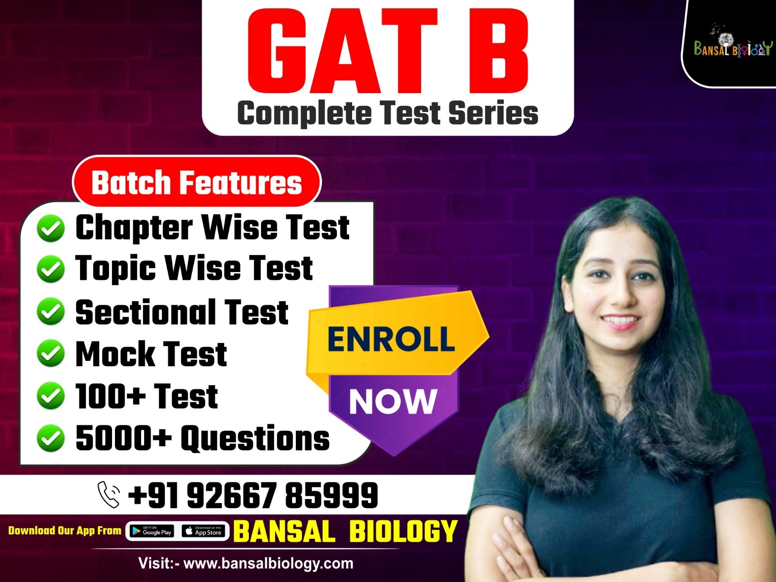 GAT B Complete Test Series