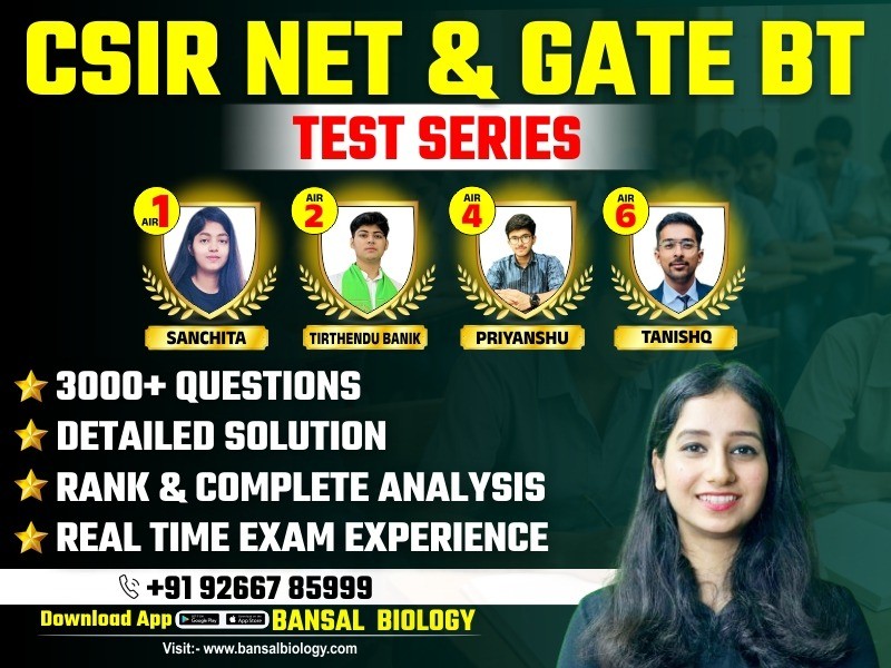 CSIR NET and GATE BT TEST SERIES