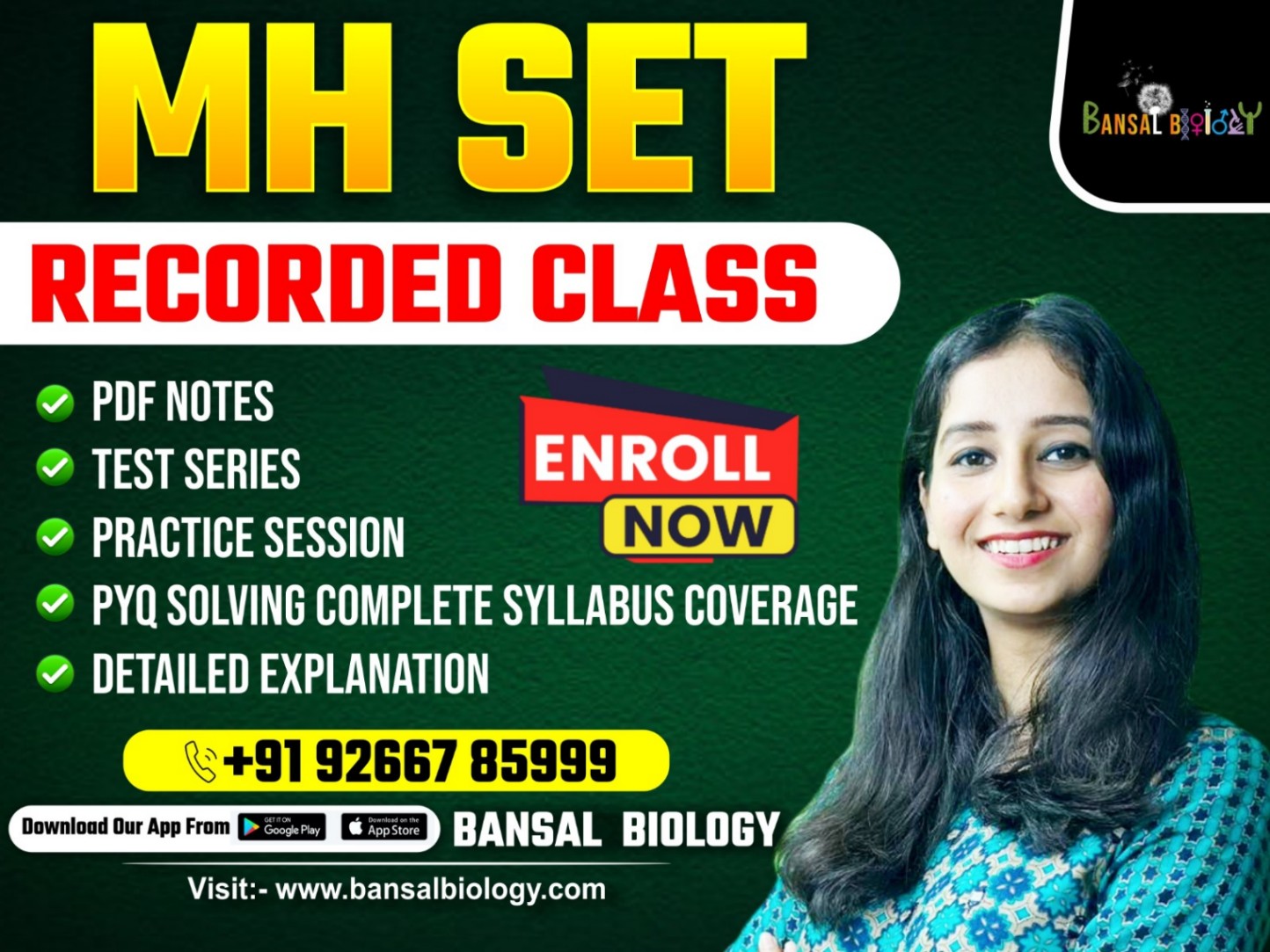 Complete Recorded Course for MH SET