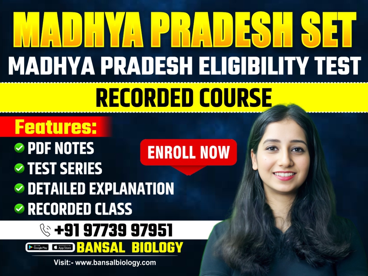 Complete Recorded Course for MP SET