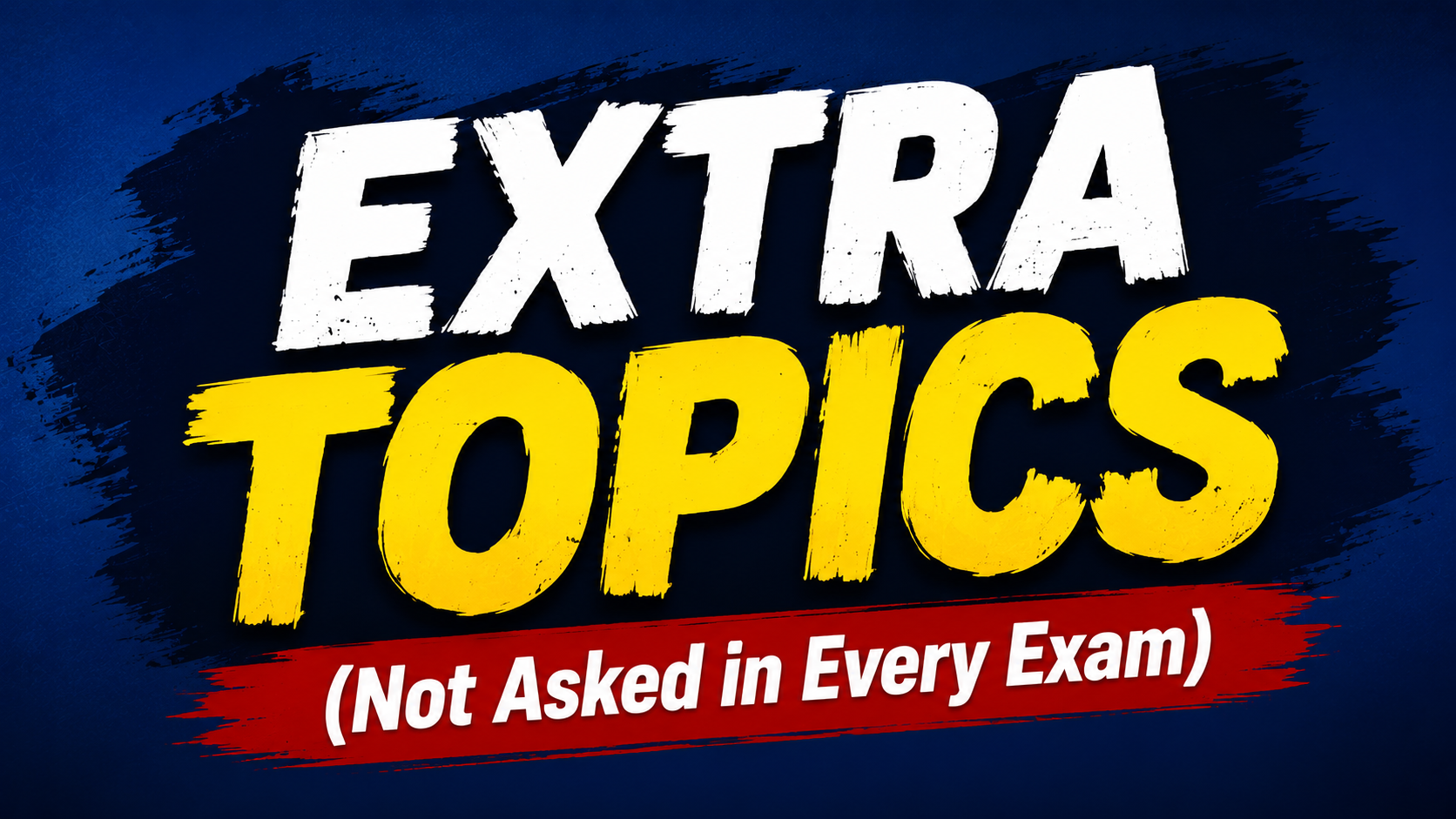 EXTRA TOPICS of CIVIL