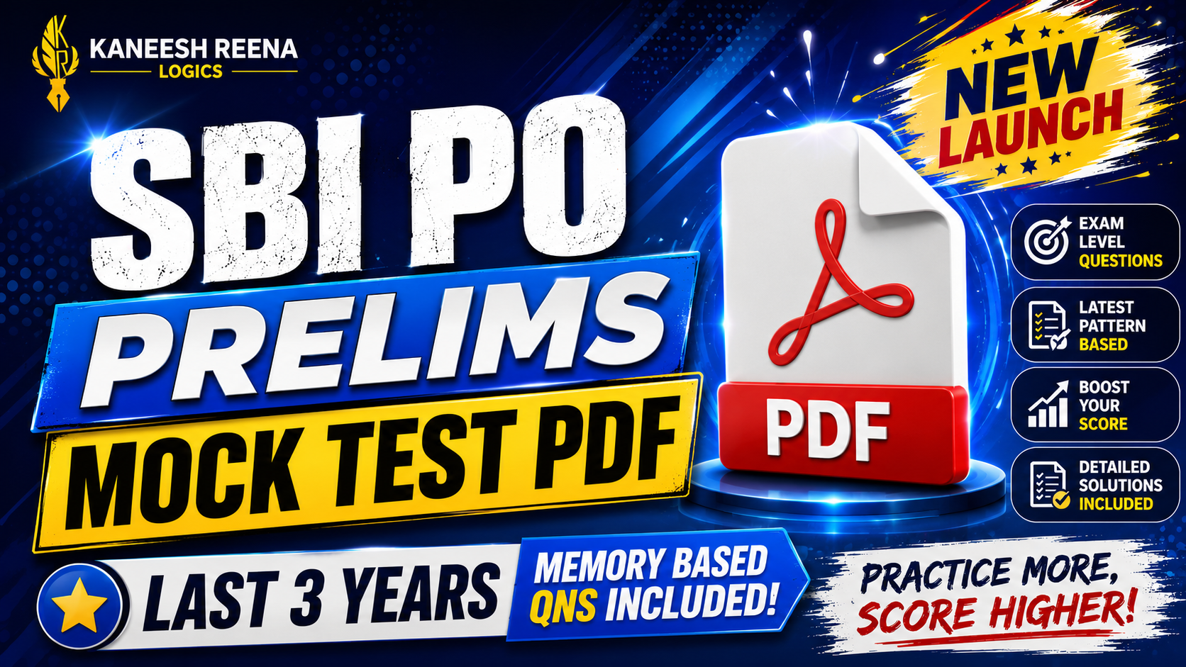 SBI PO PRELIMS MOCK TEST PDF