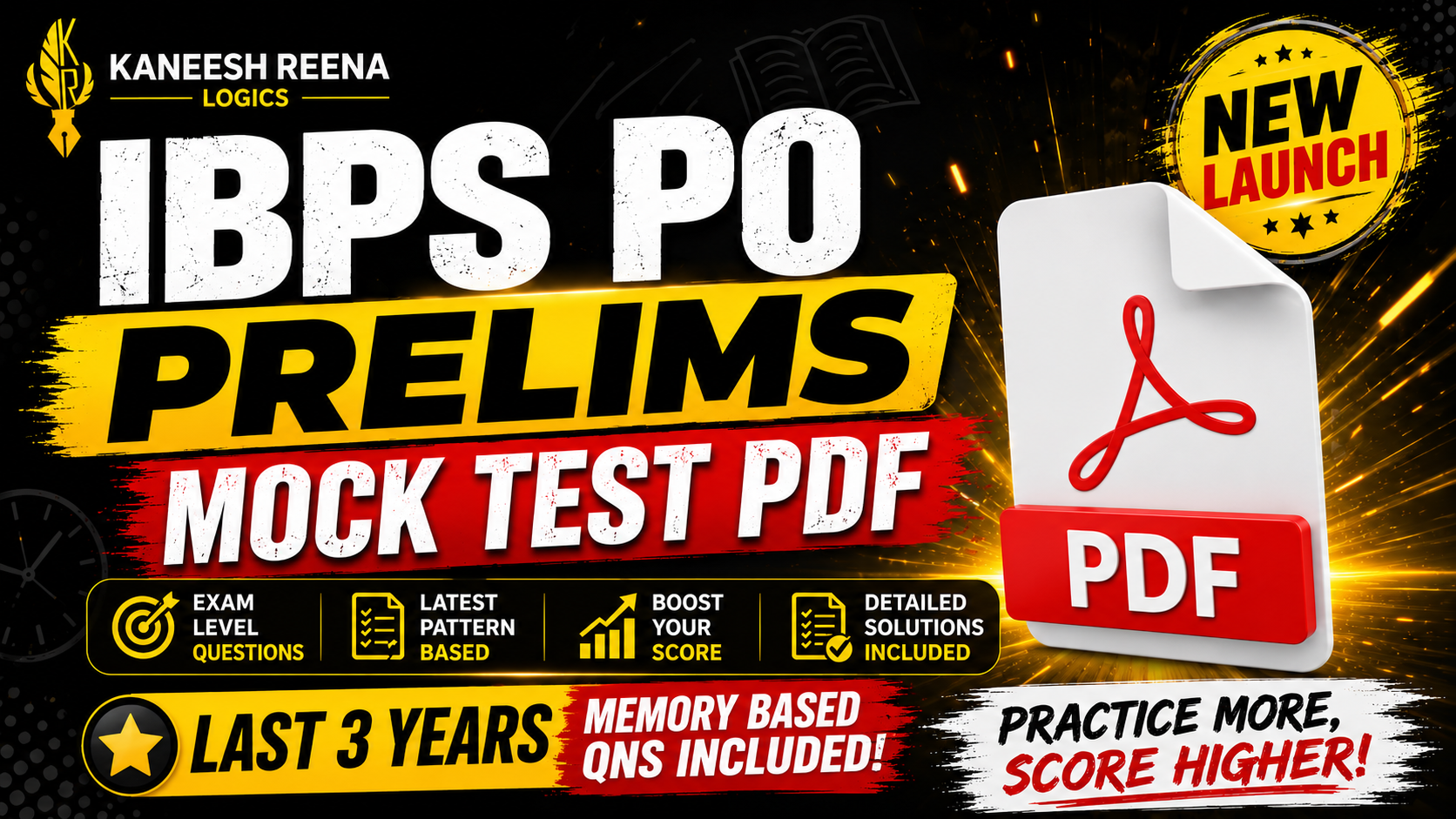 IBPS PO Prelims Mock Test PDF