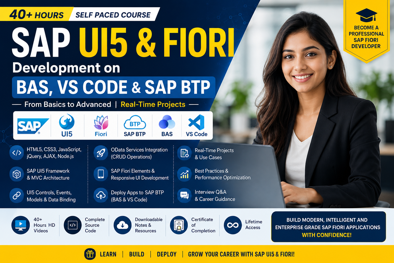 SAP Ui5 & Fiori on BAS and VS Code, SAP BTP