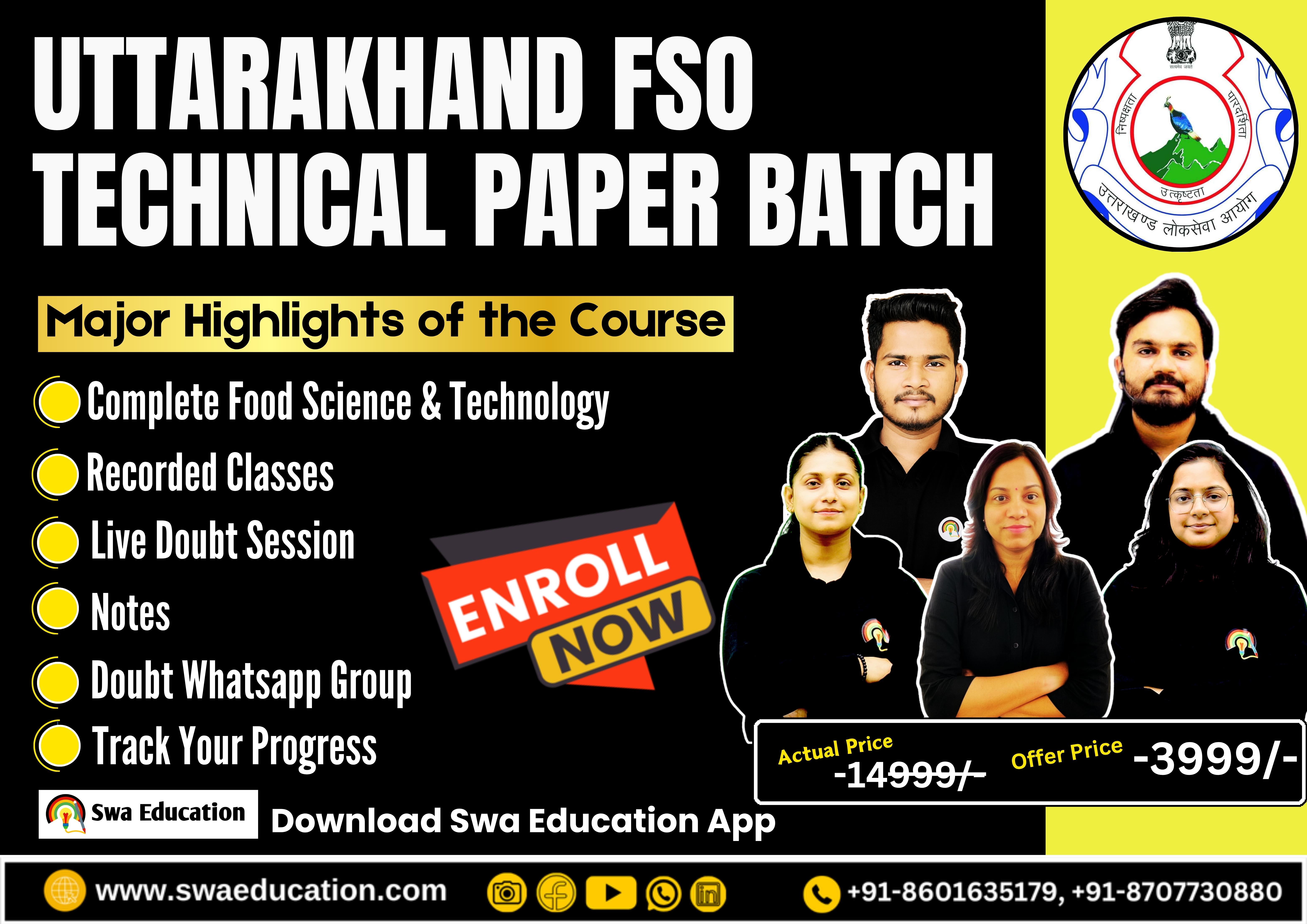 UKFSO (UTTARAKHAND) FOOD SAFETY OFFICER COURSE