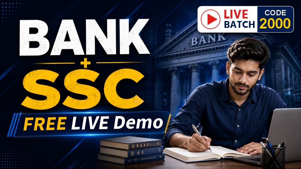 BANK + SSC FREE LIVE DEMO I CODE 2000 