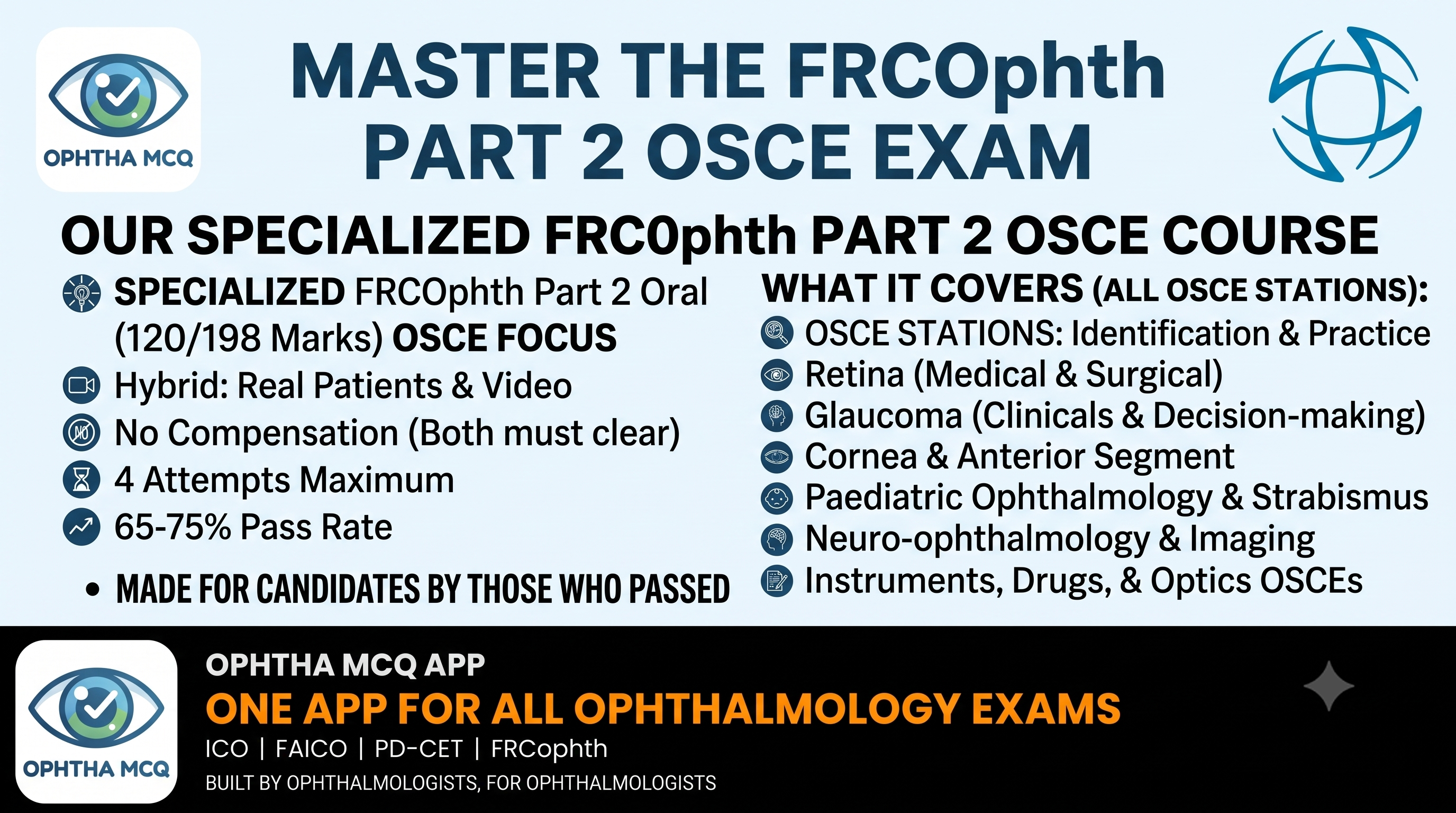 "FRCOphth Part 2 Oral - OSCE & Viva Station Bank"