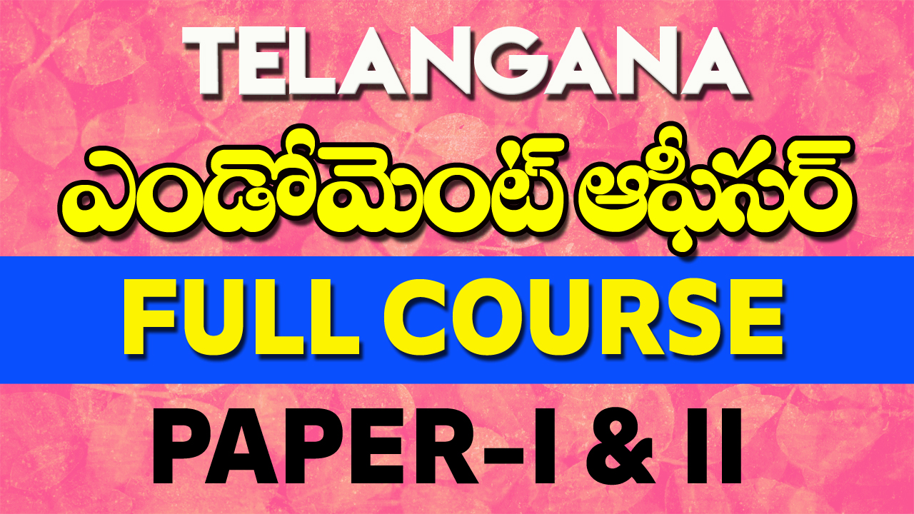 ENDOWMENT OFFICER (TELANGANA) - TM