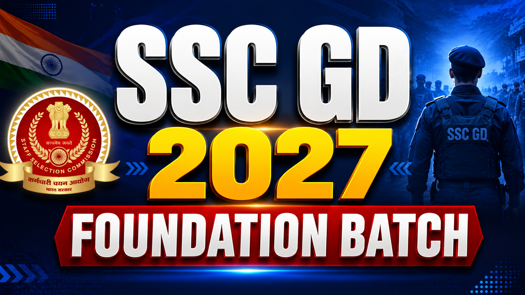 SSC GD 2027 FOUNDATION BATCH