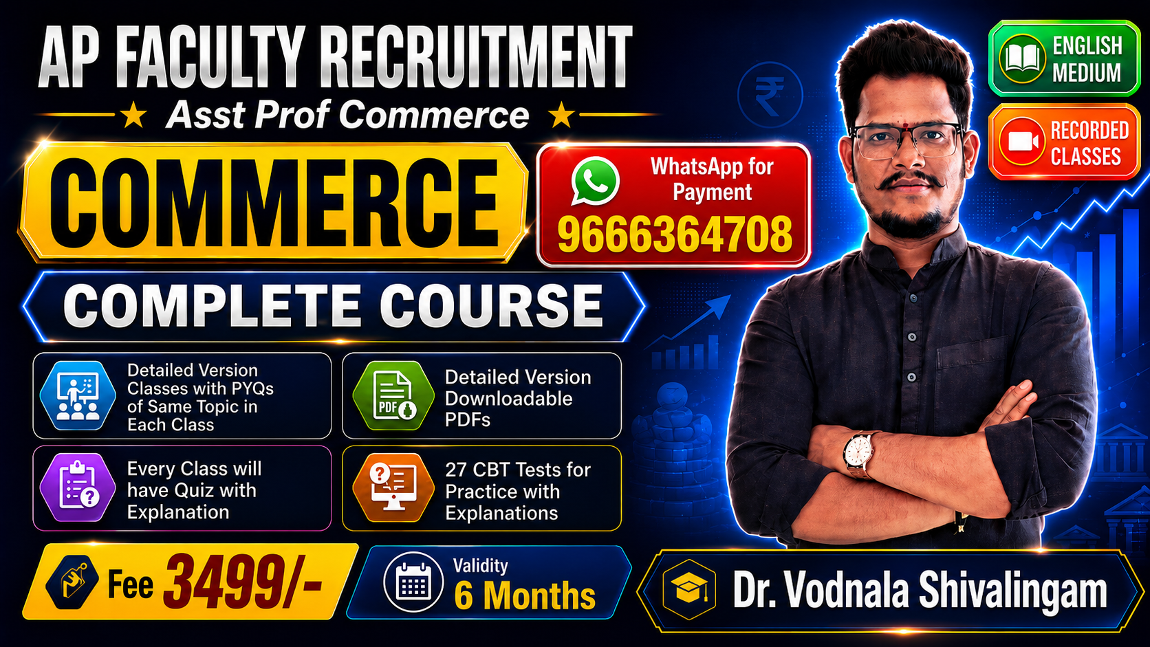 AP Asst Professor Commerce 2026 - Complete Course - Recorded - E/M