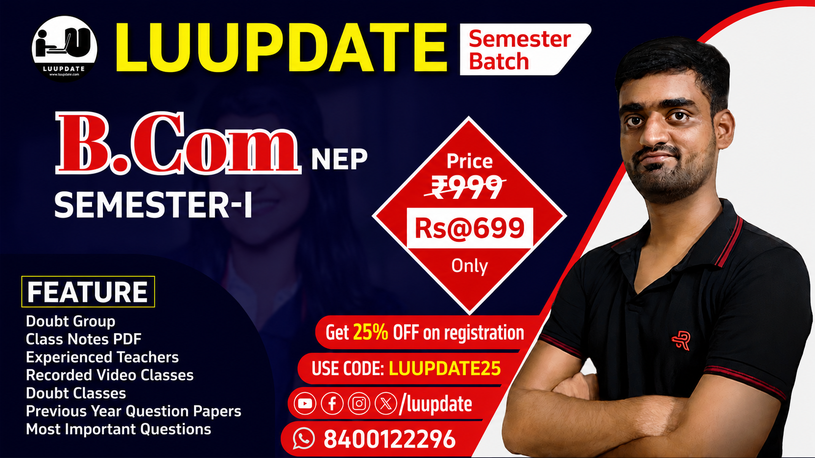BCOM NEP SEM I 2026