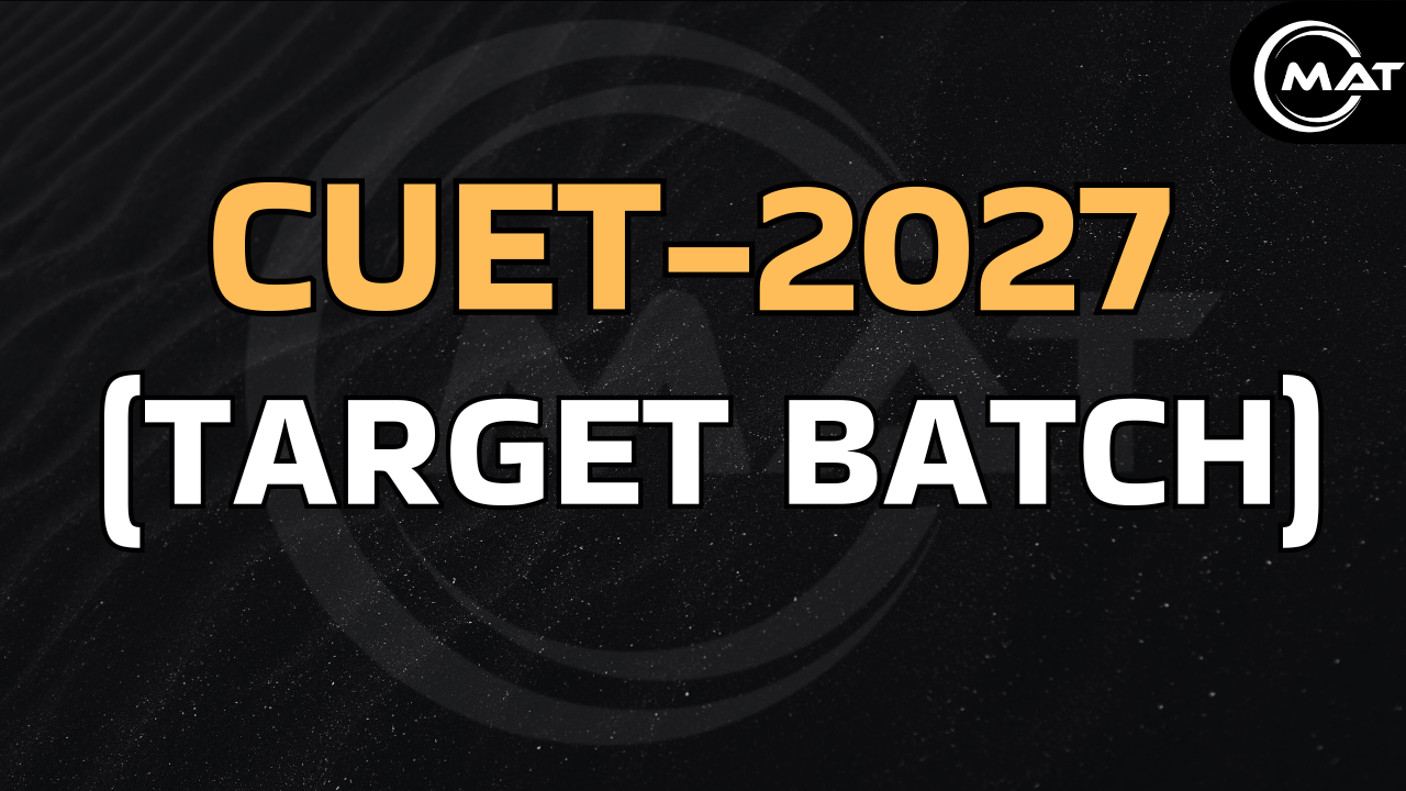 CUET 2027 (TARGET BATCH)