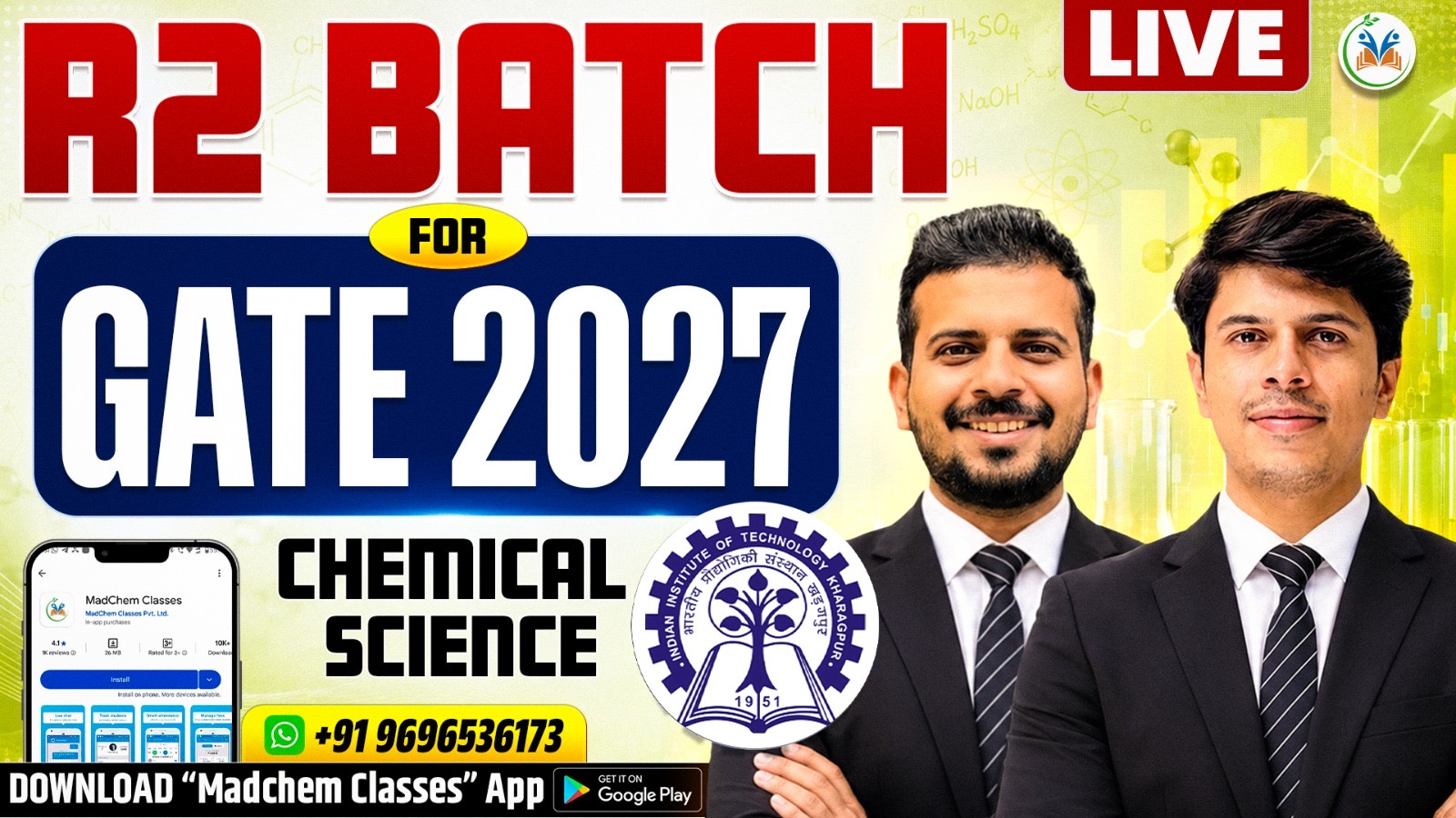 R2 Batch for GATE 2027 (Chemical Science)