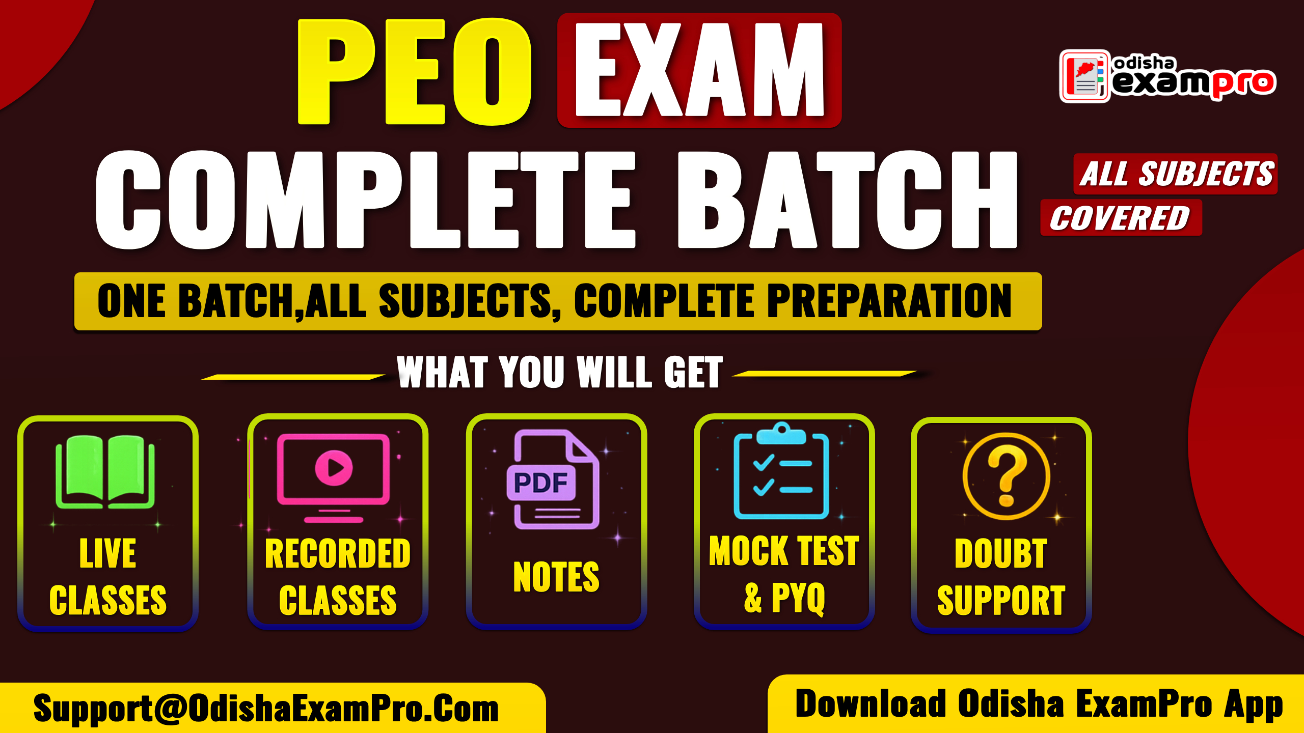 OSSSC PEO COMPLETE COURSE