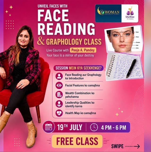FACE READING & GRAPHOLOGY CLASS