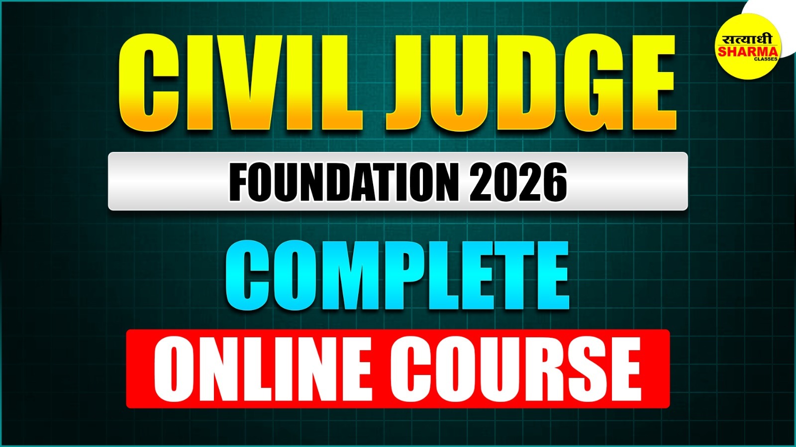 Civil Judge Foundation Complete Online Course 2026