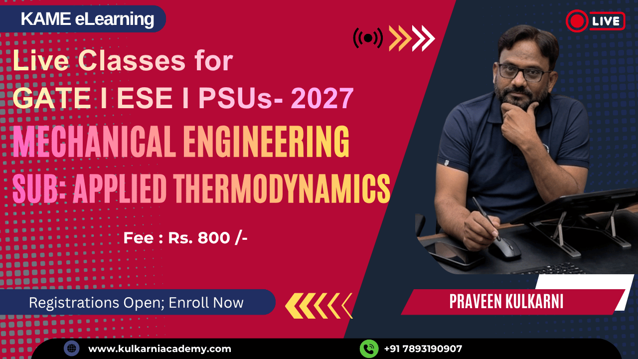 Applied Thermodynamics. 
