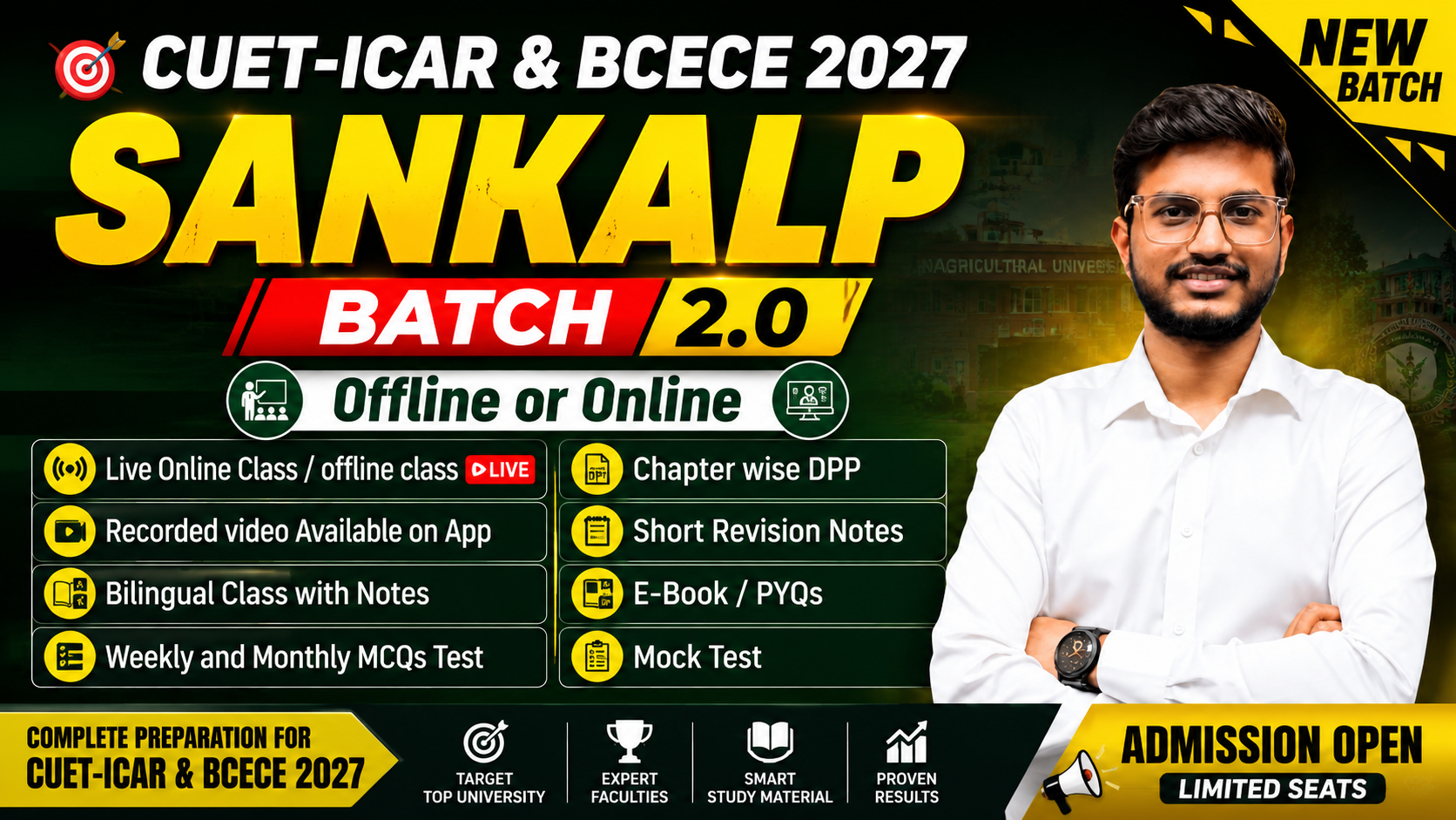 Sankalp 2.0 (CUET & BCECE 2027)