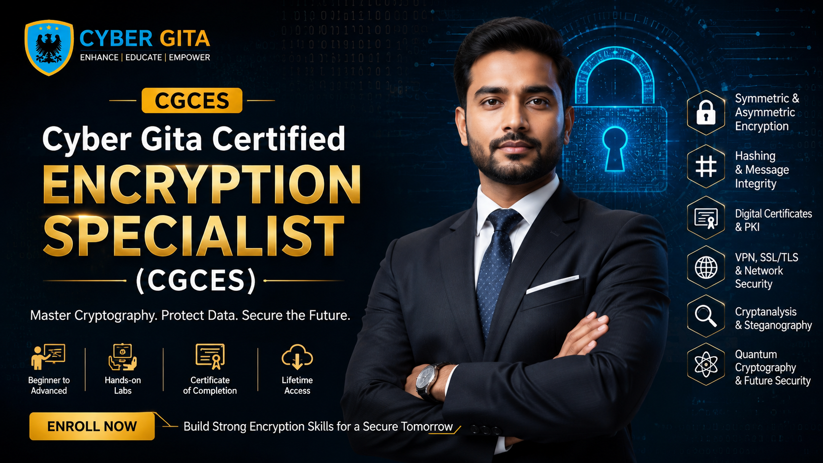 Cyber Gita Certified Encryption Specialist (CGCES)