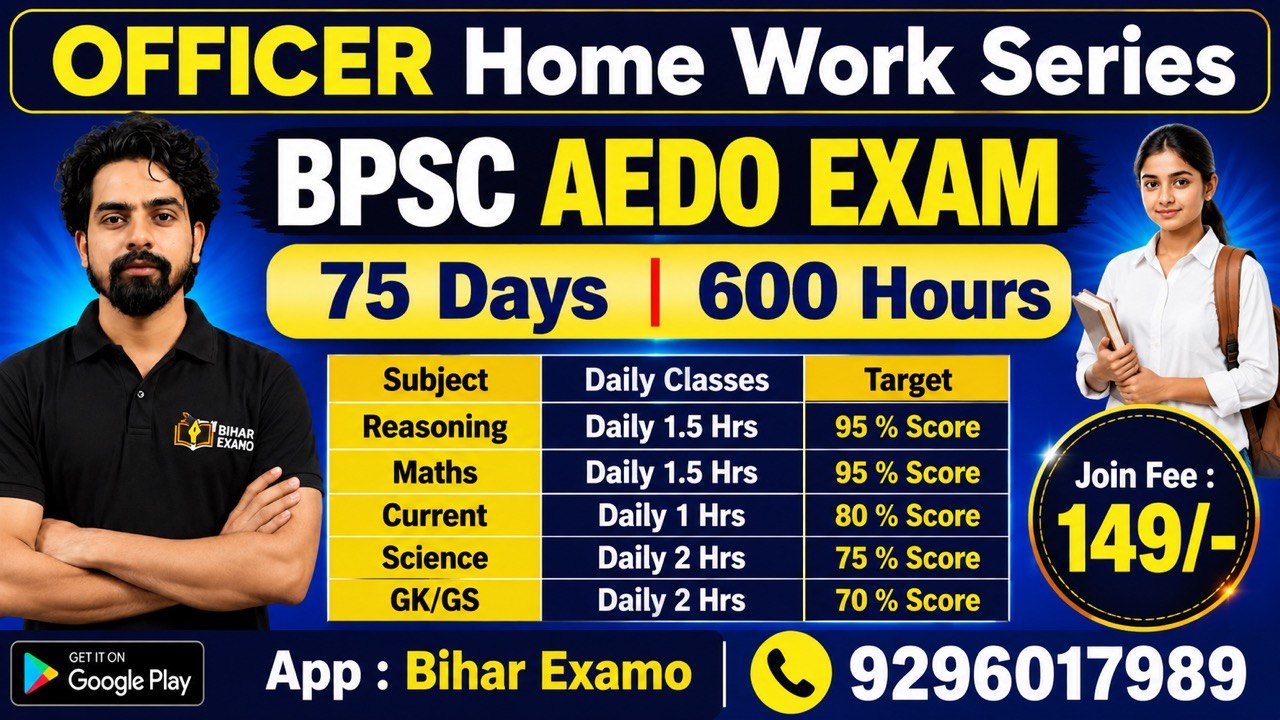 AEDO HOME WORK SERIES ( OFFICER )
