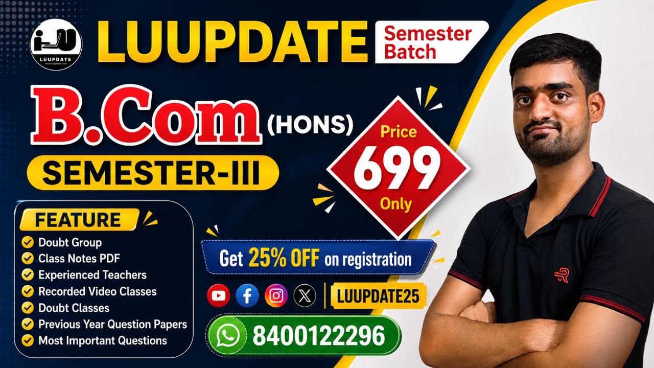 BCOM HONS SEM III 2026