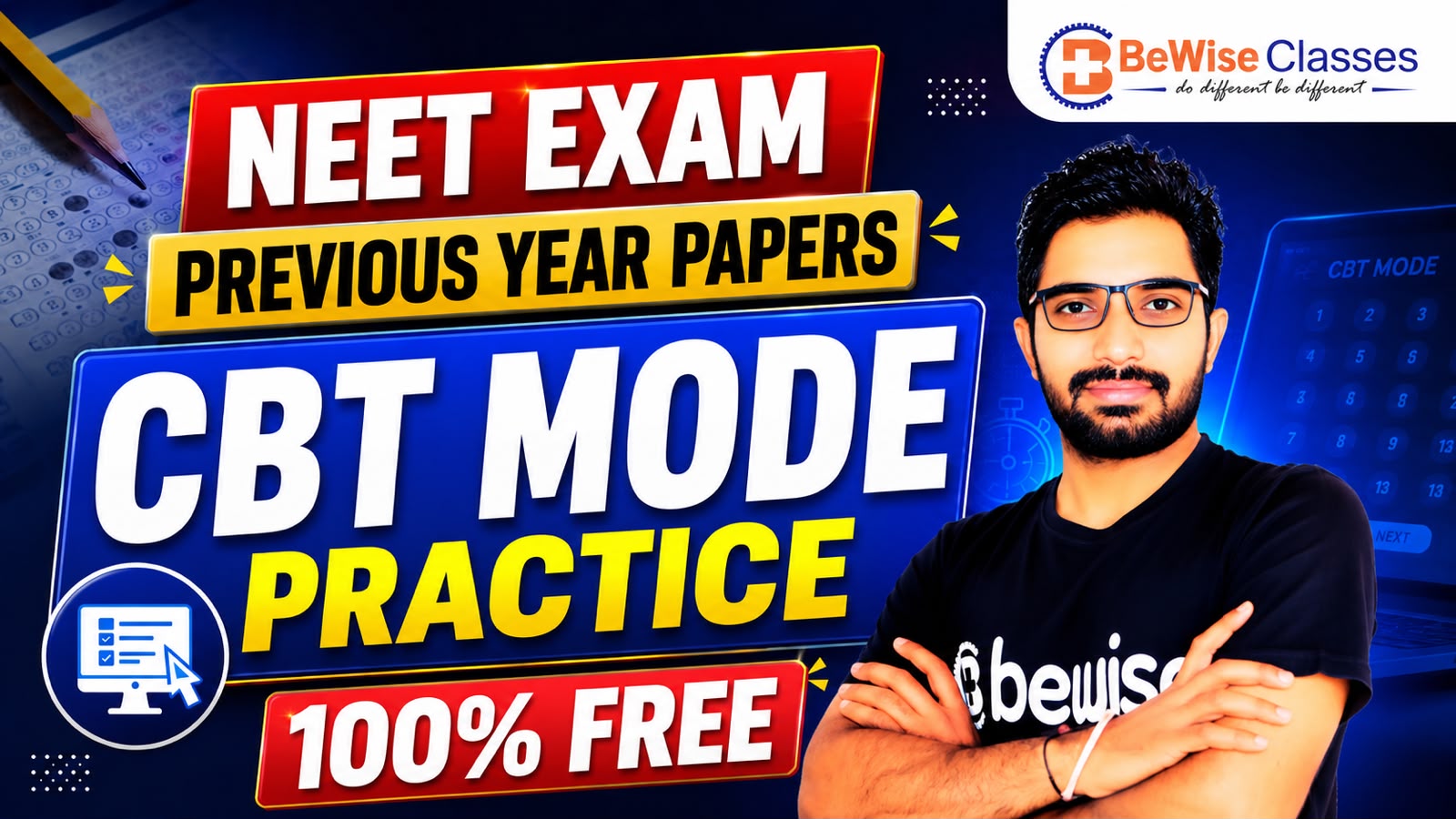 Free NEET Previous Year Papers Online (CBT Mode) | 100% FREE Practice Tests