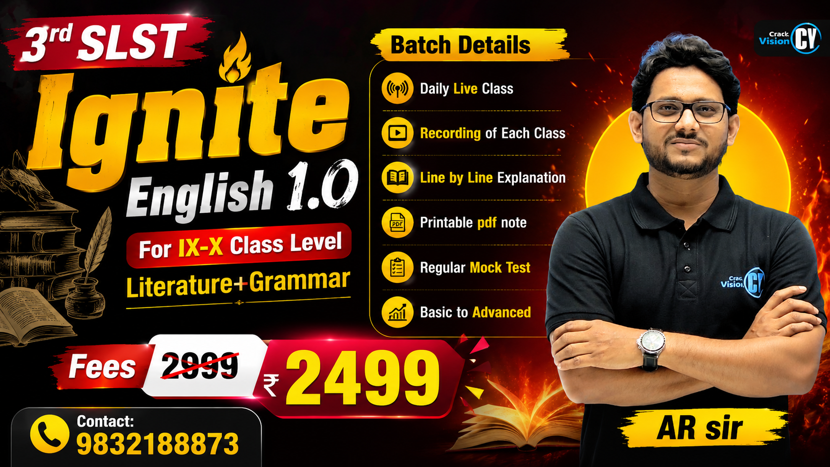 SSC/SLST English for 9-10 IGNITE 1.0