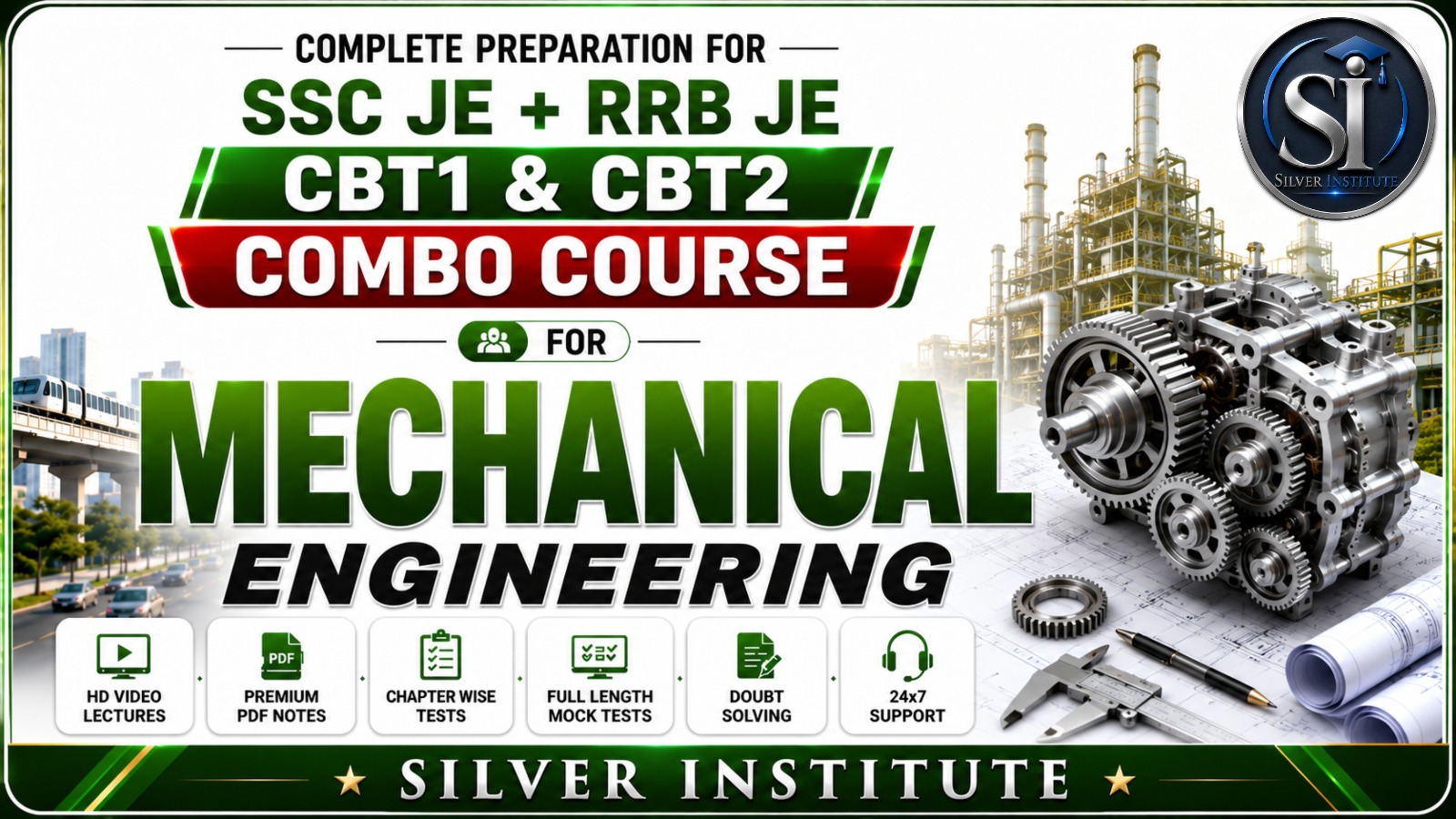 Mechanical combo (SSC JE, RRB JE CBT-1 & CBT-2) 