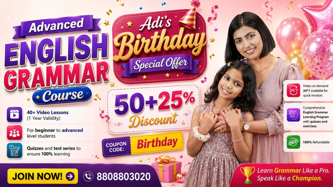 Advanced English Grammar Course R1
