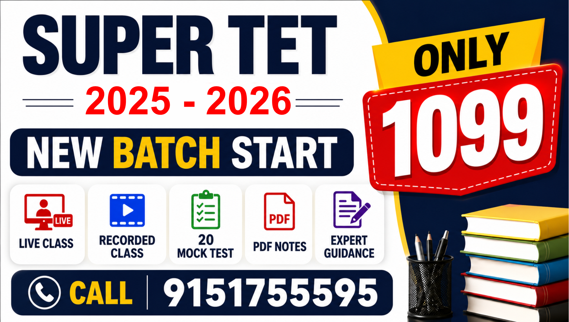 SUPER TET ''विजयी भव '' LIVE + VIDEO COURSE  2026