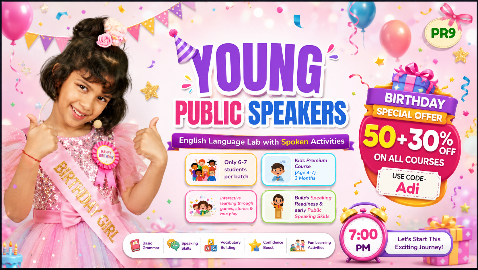  Young Public Speaker Premium Course (Ages 4–7) 🌟 PR 9