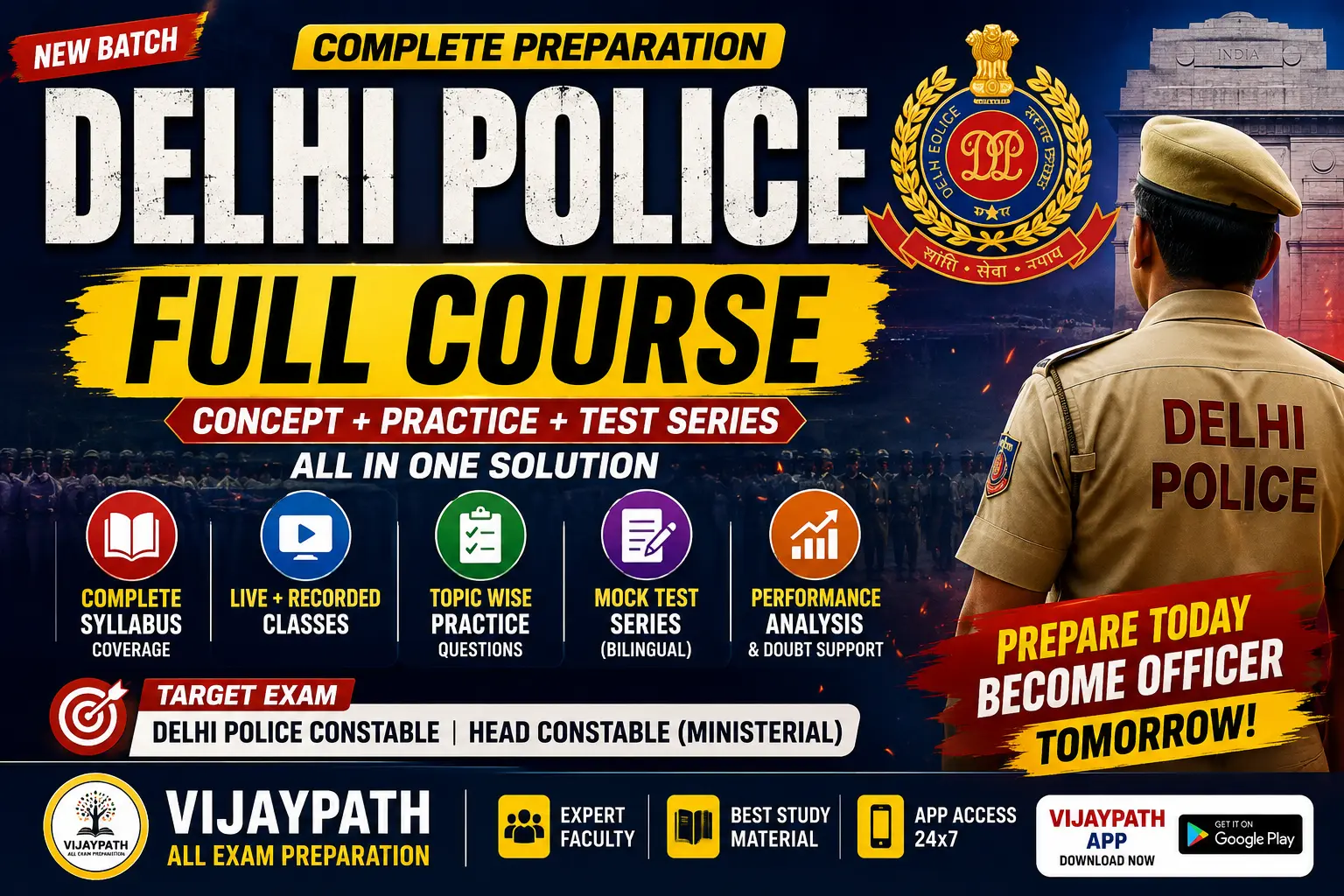 🎯 SSC Delhi Police 2026 Preparation Batch | Selection Batch Started