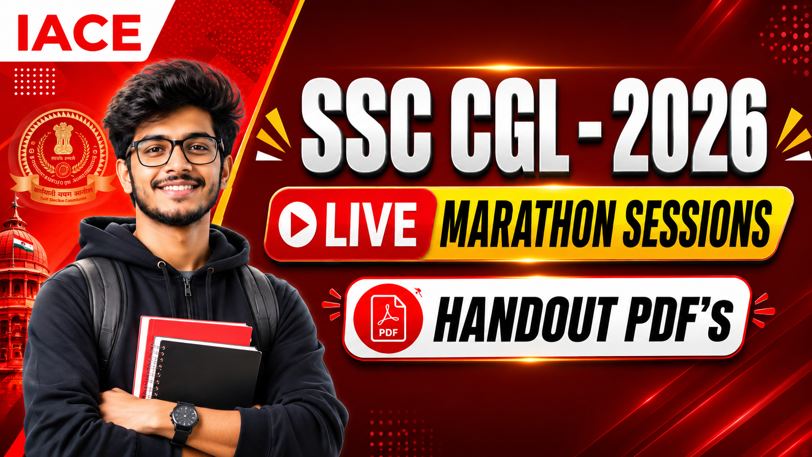 SSC CGL - 2026 LIVE MARATHON SESSIONS PDF's