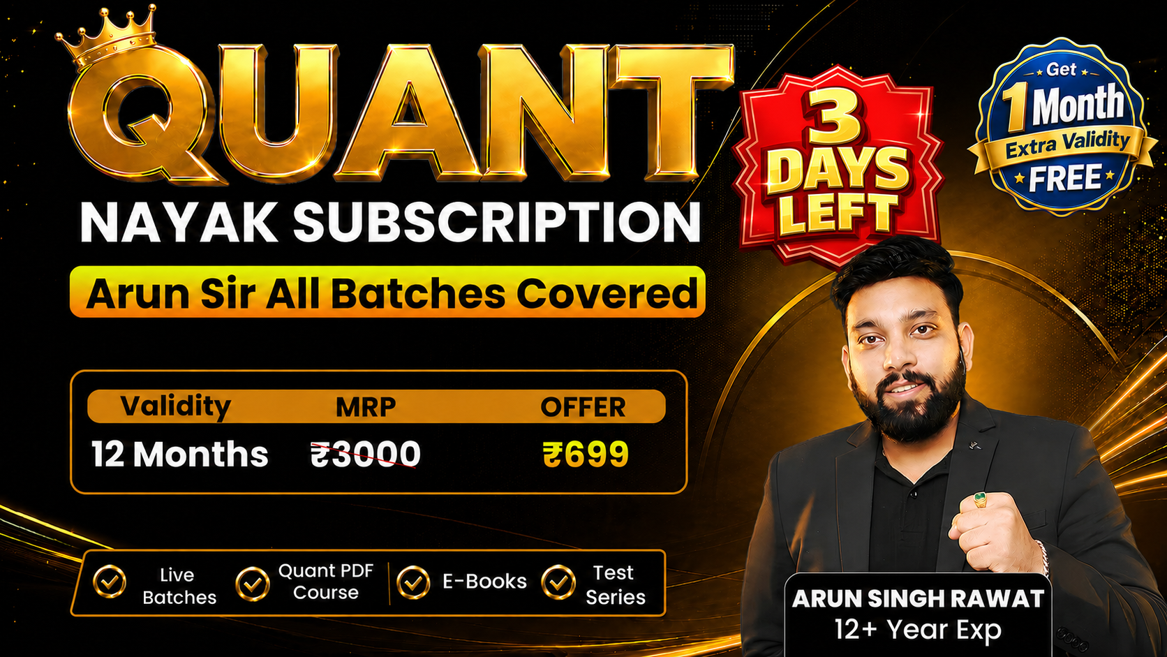 Complete Quant Nayak Subscription For All Banking & Insurance Exams 2026-27