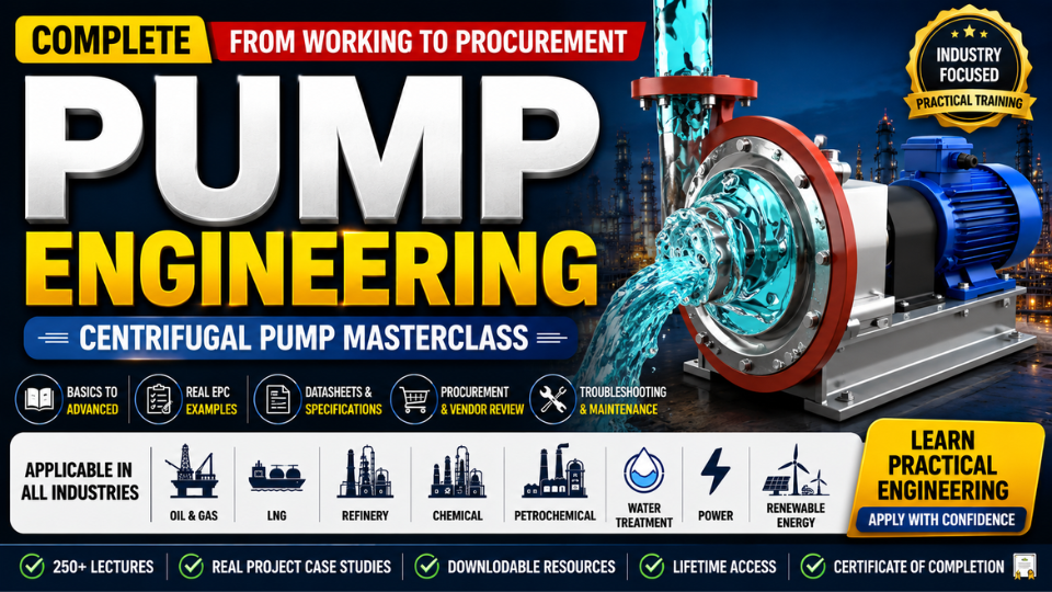 Pump Engineering Masterclass Complete Course