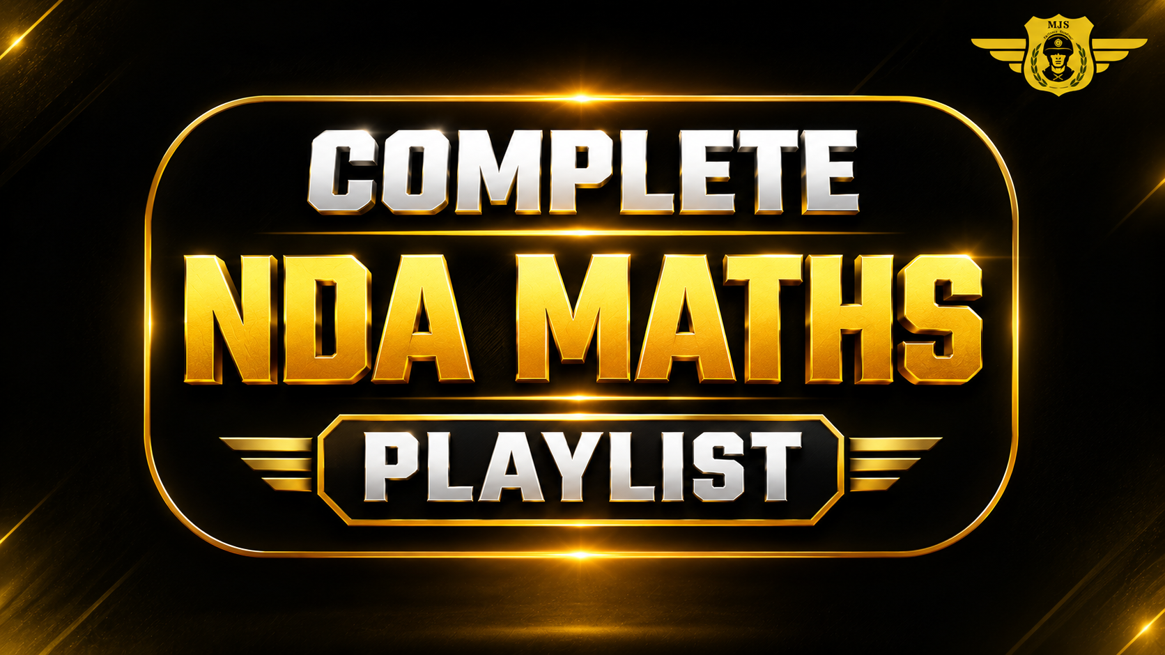 NDA MATHS COMPLETE SYLLABUS 