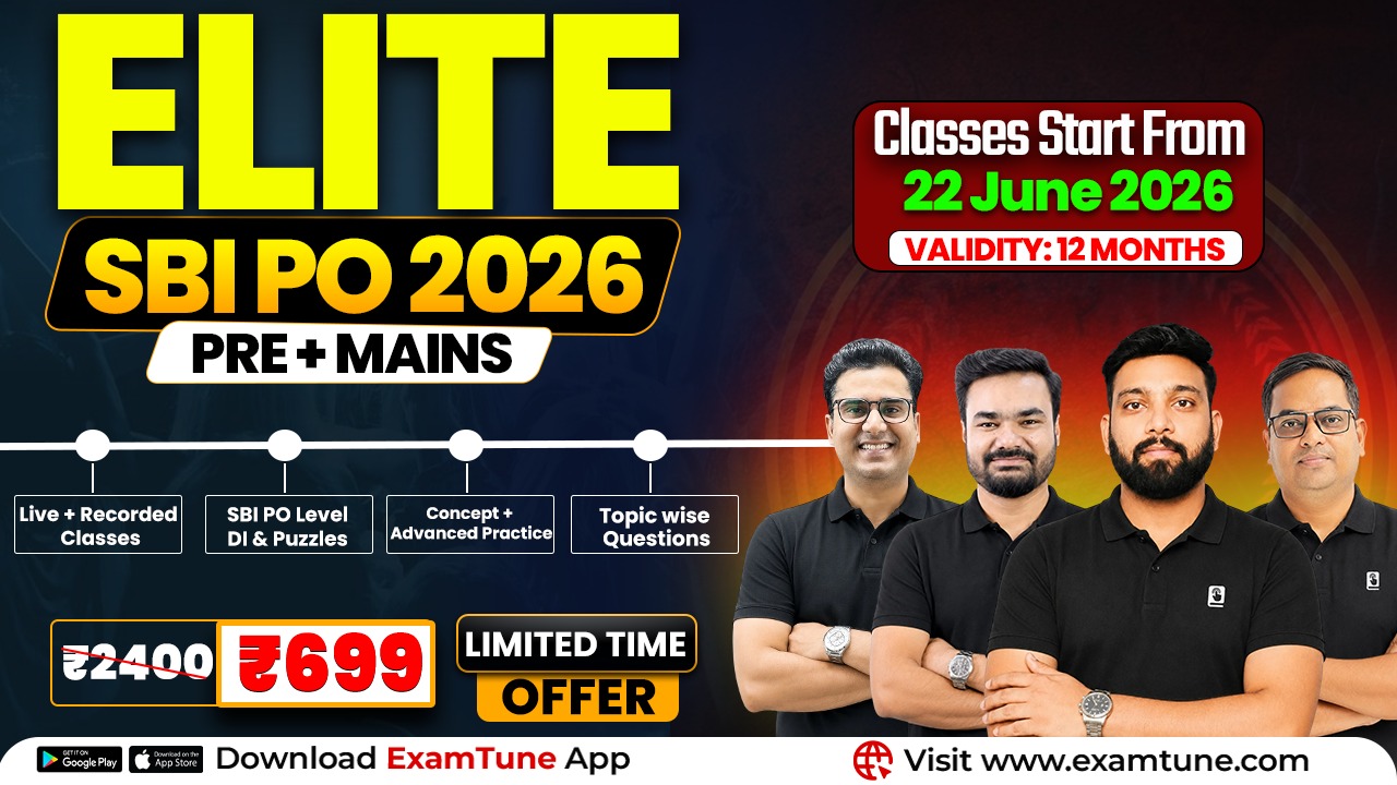 SBI PO 2026 Pre + Mains Paid Batch | SBI PO 2026 Online Coaching | Elite
