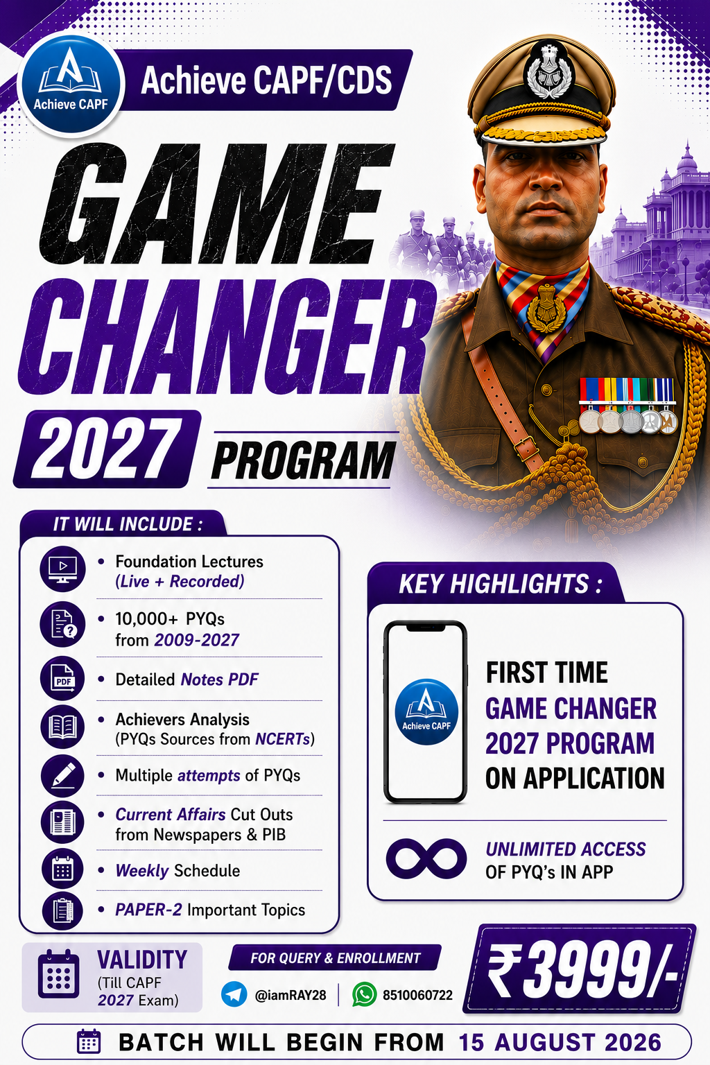 GAME CHANGER PROGRAM 2027 