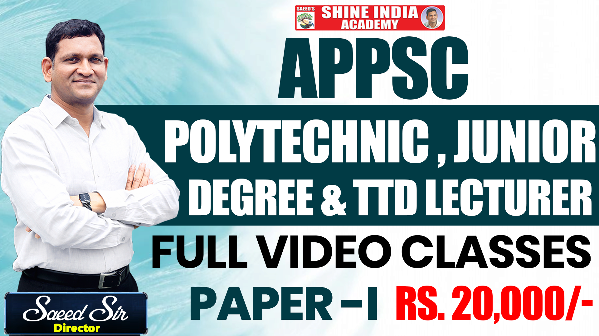 AP Polytechnic , Junior ,Degree and TTD Lecturer FULL VIDEO CLASSES