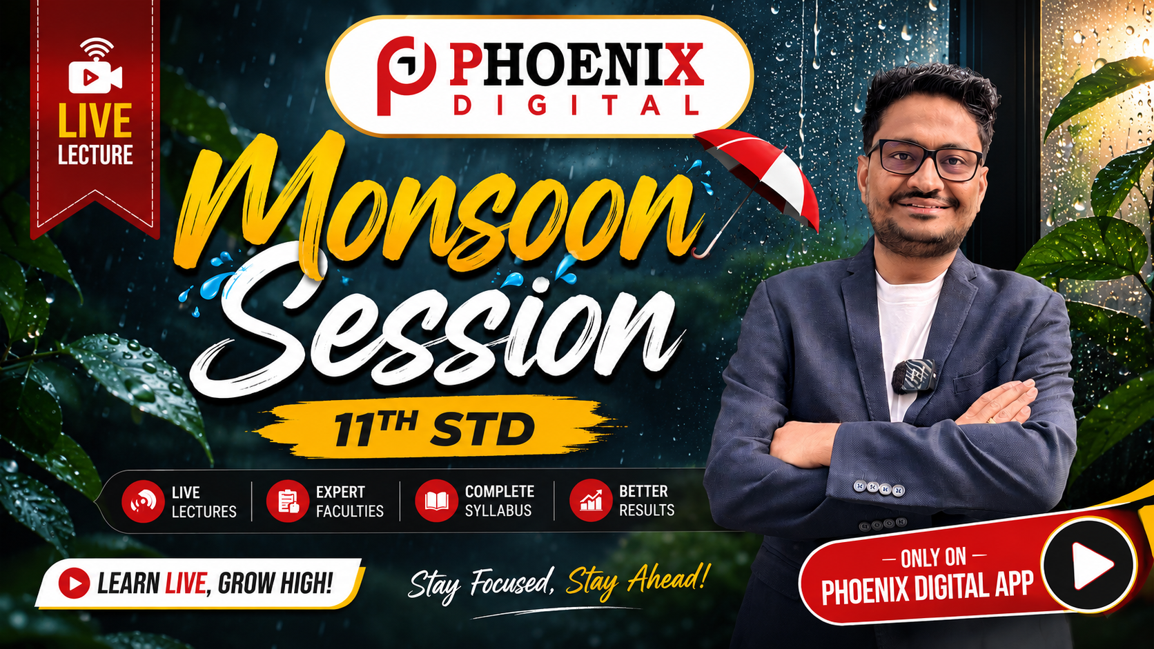 Monsoon Session STD- 11th april & june batch