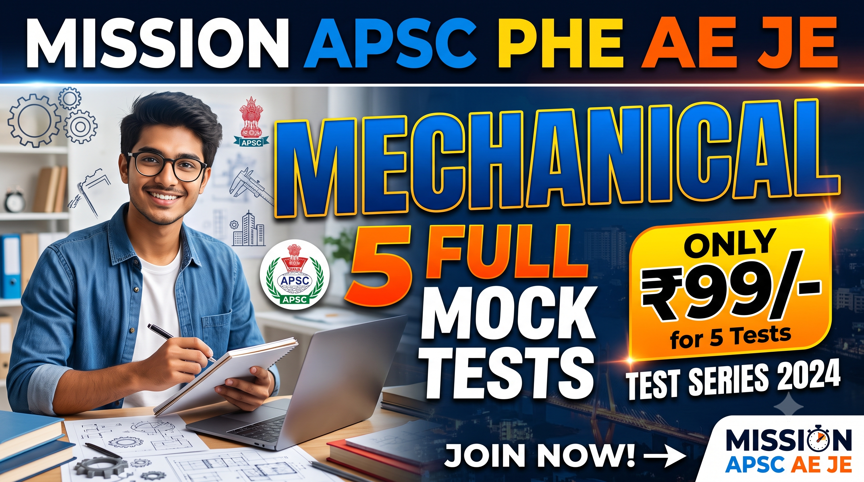 APSC PHED AE MECHANICAL MOCK TEST(5 SET)