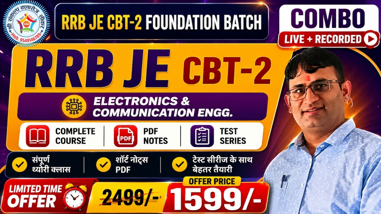 RRB JE-2027 (ELECTRONICS AND COMMUNICATION) CBT-2 PART-B