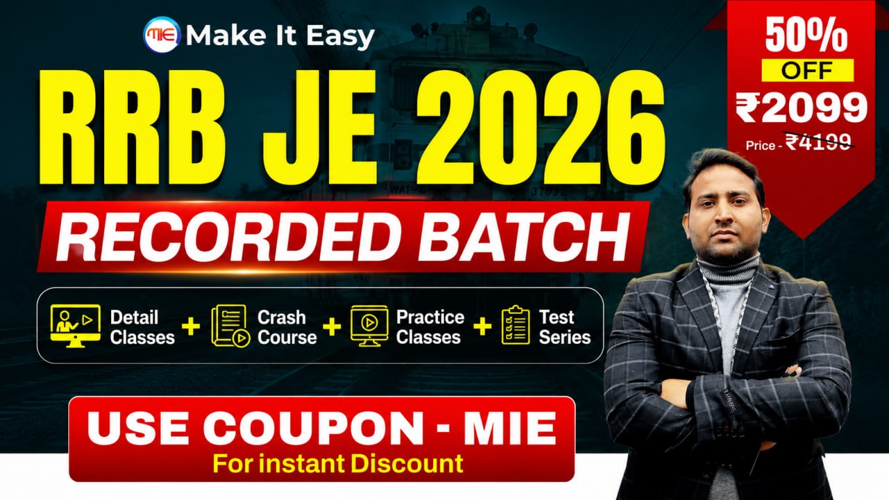 RRB JE 2026 RECORDED BATCH (TECHNICAL)