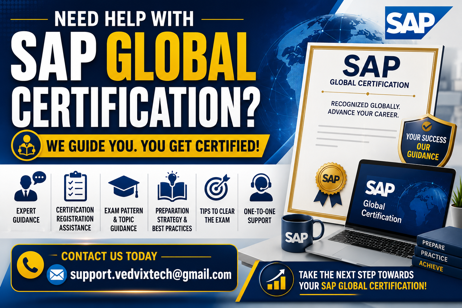 Need Help with SAP Global Certification? Complete Guidance & Exam Assistance
