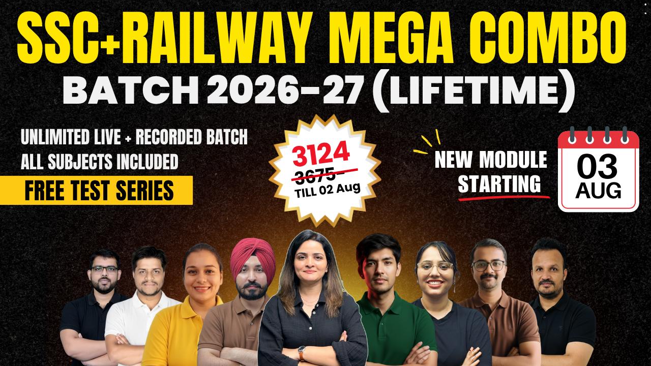 SSC + Railway Mega Combo Batch 2026-27 (LIFETIME)